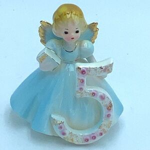 Vintage Josef Originals 5th Birthday Angel
